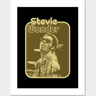 Stevie Wonder - retro classic Posters and Art